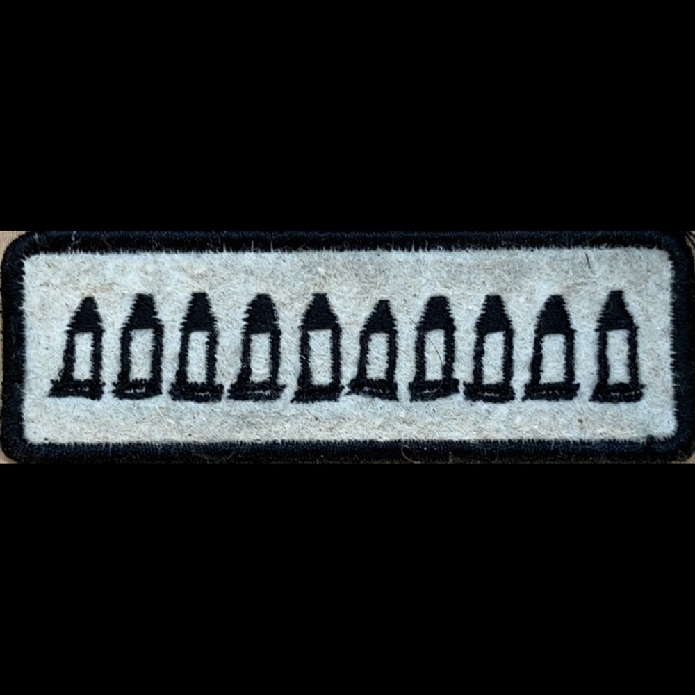ORIGINAL Tom Sachs 10 Bullets patch